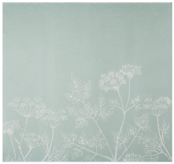 David Fussenegger Überwurf Wohndecke Luca 'Gräser' 220 x 240 cm Hellgrün