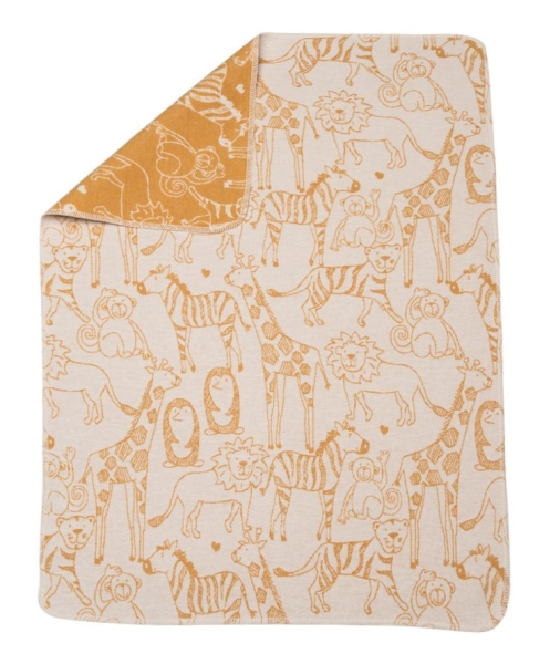 David Fussenegger Babydecke Juwel 'Safari' 70 x 90 cm Gold - Gelb