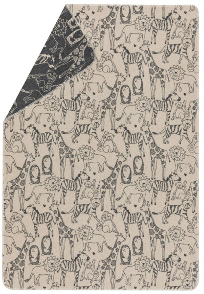David Fussenegger Kinderdecke Juwel 'Safari' 100 x 140 cm Natur- Beige