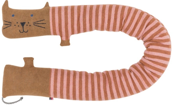 David Fussenegger Bettschlange Juwel 'Katze' 15 x 170 cm Bunt