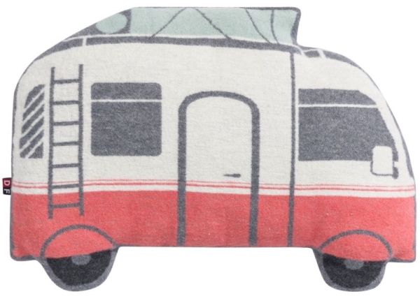 David Fussenegger Kissen gefüllt Juwel 'Camper' 43 x 33 cm Rohweiß