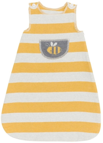 David Fussenegger Schlafsack Juwel 'Biene' 70 cm - ca. bis 1 Jahr Senf - Gelb