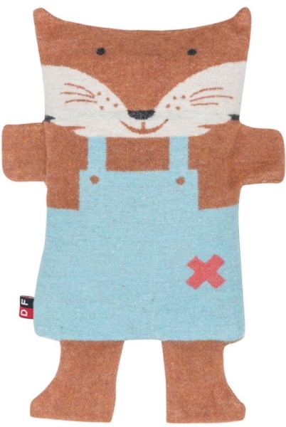 David Fussenegger Körnerkissen 'Fuchs' 16 x 29 cm Terracotta