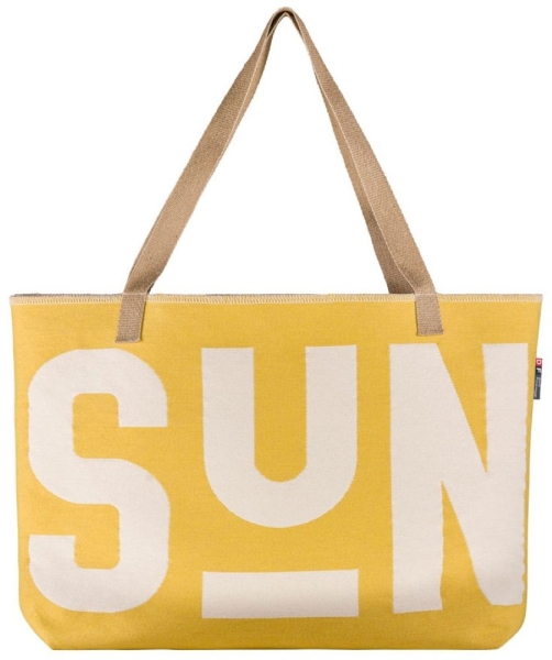 David Fussenegger Tasche Goliath 'Sun' 65 x 40 cm Gelb