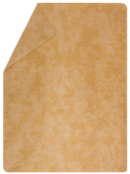 David Fussenegger Kurzflor- Wohndecke Savona 'Struktur' 150 x 200 cm Gold- Gelb