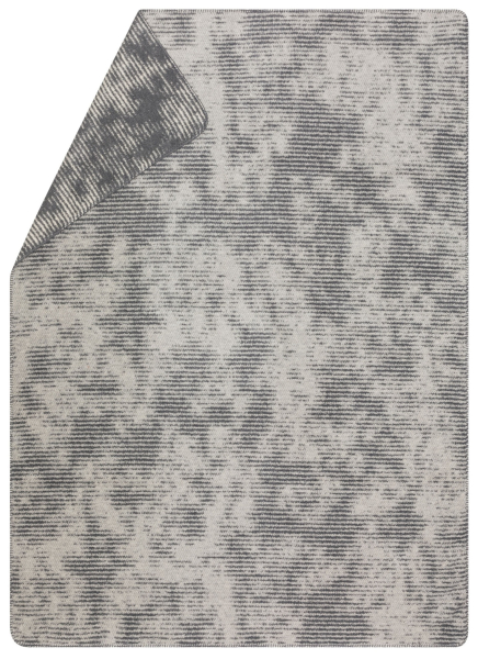 David Fussenegger Kurzflor- Wohndecke Savona 'Struktur' 150 x 200 cm Filz- Grau