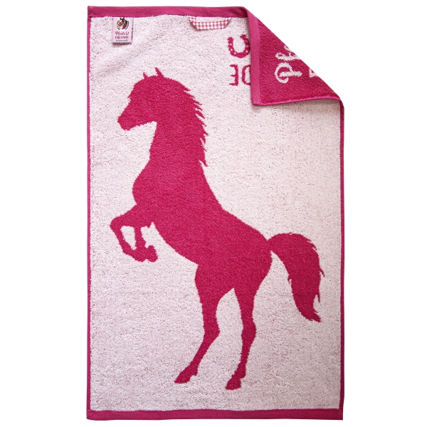 Dyckhoff Kinderfrottierserie 'Pferdefreunde' Pink