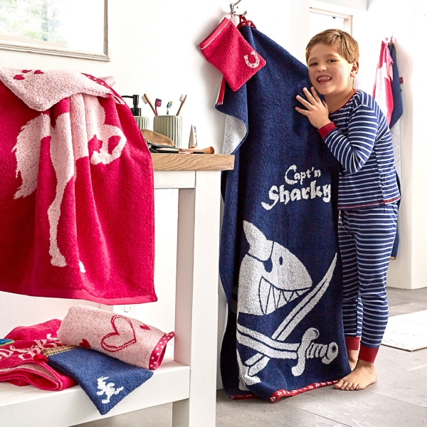 Dyckhoff Kinderfrottierserie 'Pferdefreunde' Pink