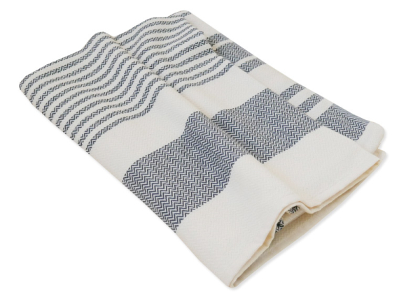 framsohn Sommerdecke 'Boho Living' Zick- Zack 155 x 200 cm Grau