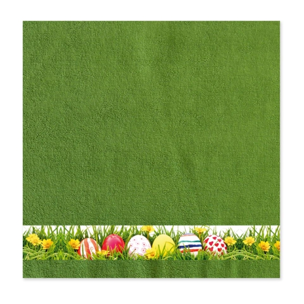 framsohn Geschirrtuch Frottier 'Ostereier' 50 x 50 cm