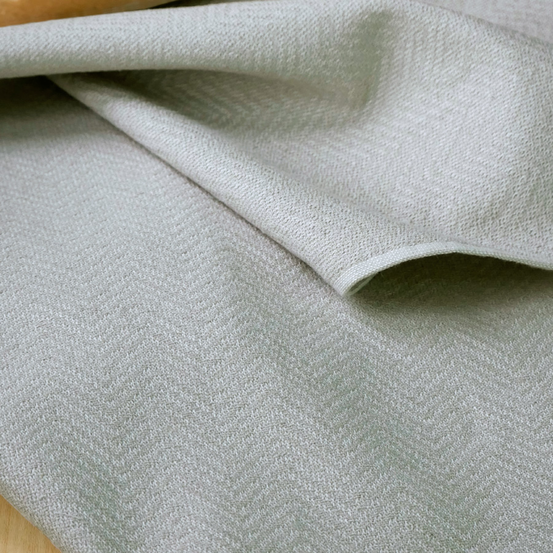 framsohn Geschirrtücher Baumwolle- Leinen Fischgrät 'Natura'  Beige