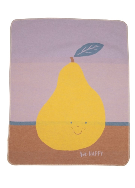 David Fussenegger Babydecke Juwel 'Birne' 70 x 90 cm Hellviola - Lila #