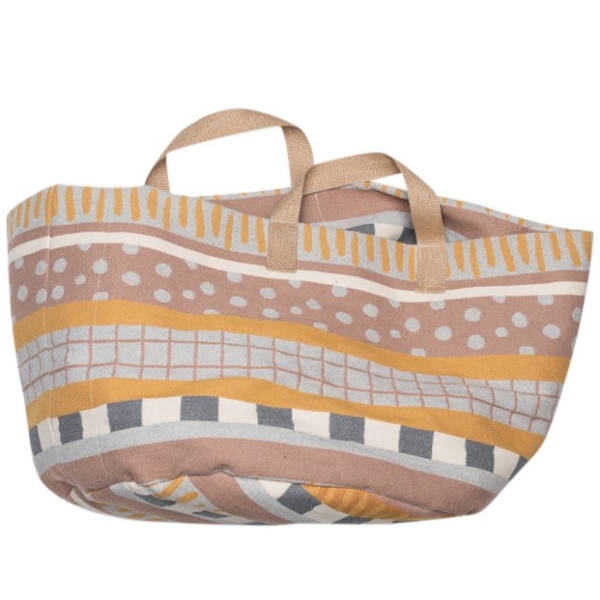 David Fussenegger Aufbewahrungskorb Goliath 'Mustermix' 35 x 45 cm Gold - Gelb